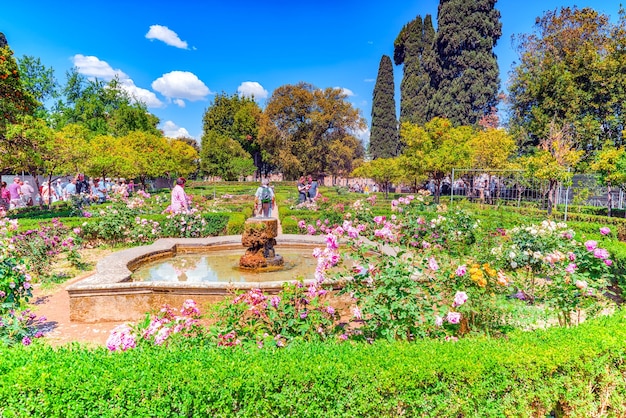 ROME ITALIE 08 Mai 2017 Vue sur Parc dans la Colline du Forum Romain Palatin Rome Italie