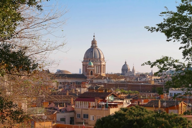 Rome Italie Vue aérienne du centre-ville