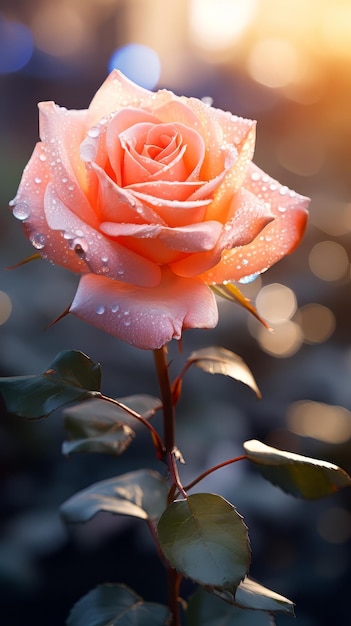 Rose pastel brillante