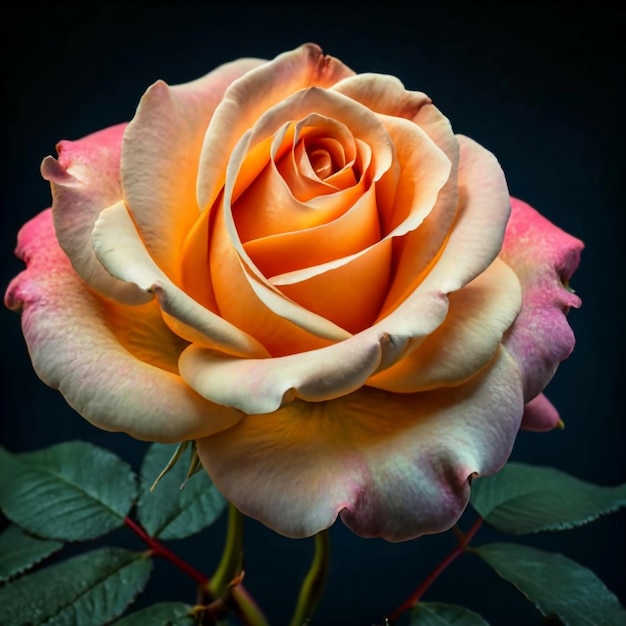 Une rose rare et colorée pour la Saint-Valentin