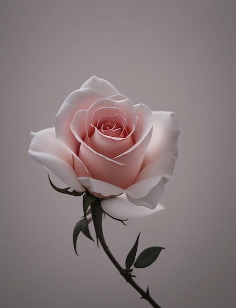 Une rose rose.