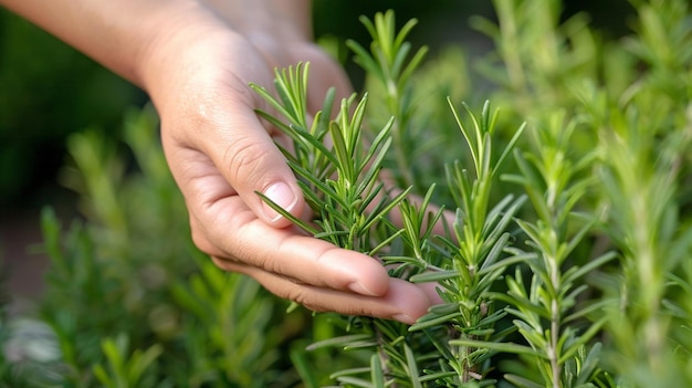 Rosemary aromatique fraîchement récolté