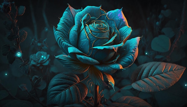 Roses bleues