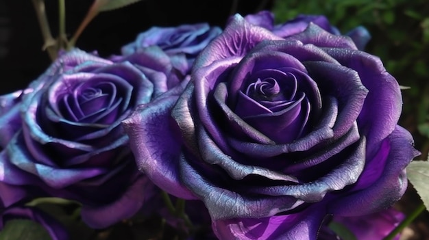 Les roses violettes sont le nouveau noir