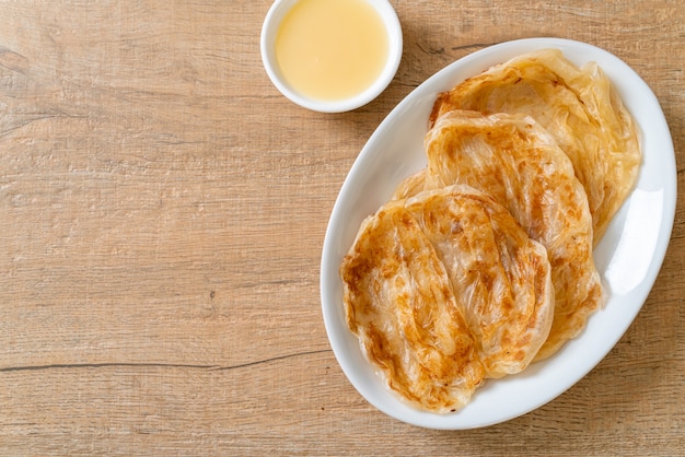 roti au lait concentré sucré