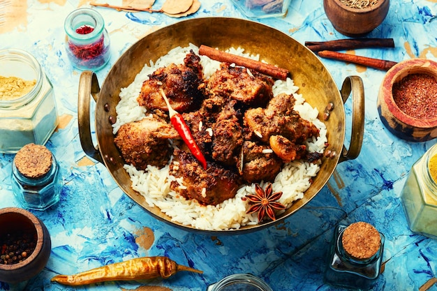 Rôti de porc mariné au vinaigre aux épices indiennes vindaloo