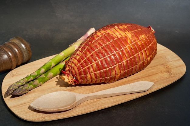 Roti prêt à préparer avec des légumes