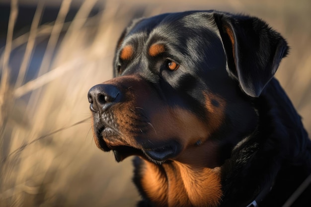 Rottweiler fidèle