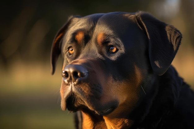 Rottweiler fidèle