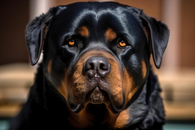 Rottweiler fidèle