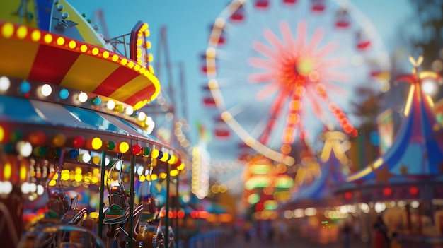 une roue de ferris avec le mot merry tourne dessus