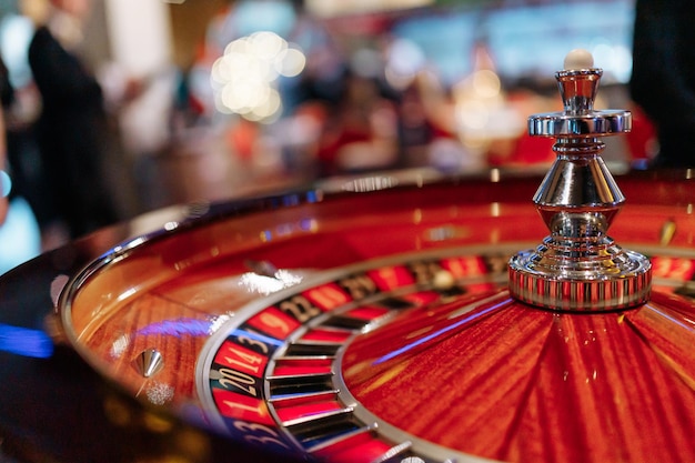 Roue de roulette. Fermer. photo de haute qualité