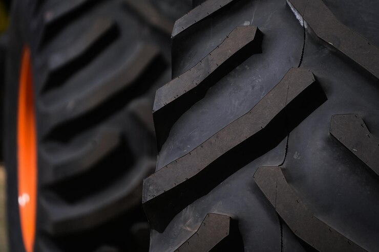 Photo roues de tracteurs et de machines agricoles