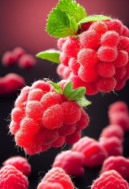 Rouge frais de framboise