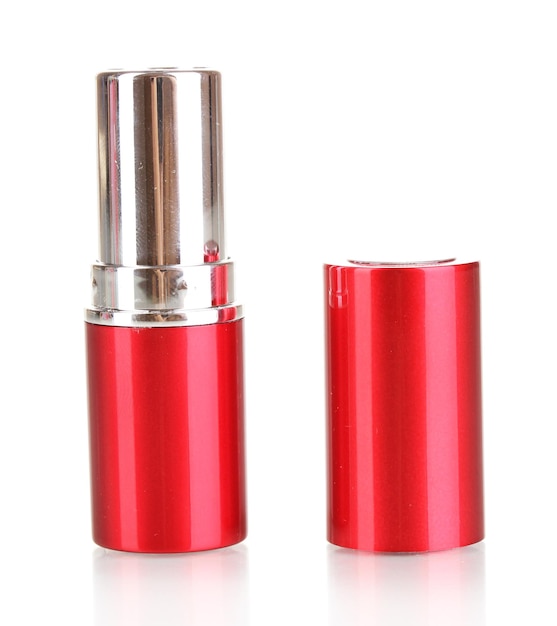 rouge à lèvres isolé sur blanc