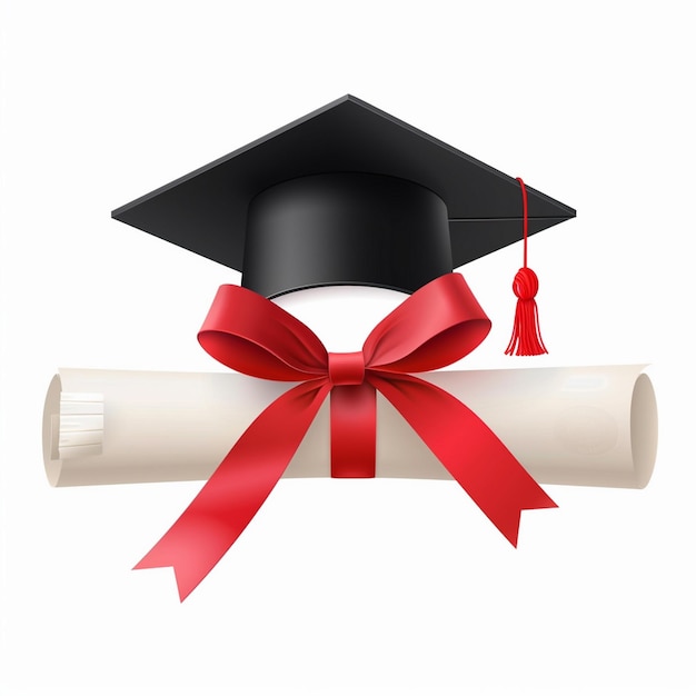 Le rouleau du certificat de diplôme
