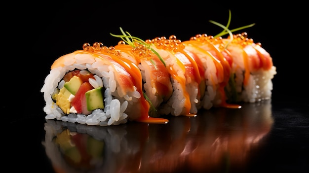Le rouleau de sushi