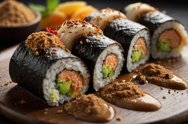 Les rouleaux de sushi Tiramisu