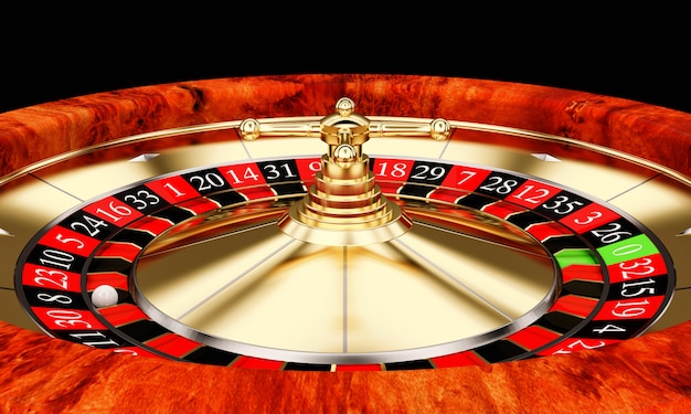 Roulette classique dorée