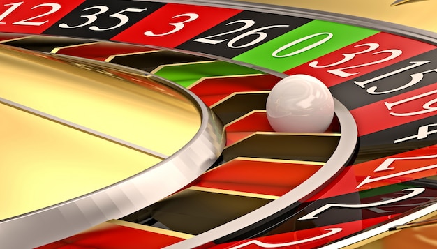 Roulette classique dorée