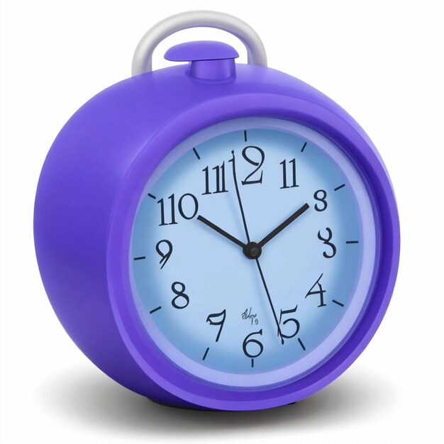 Photo round alarm clock