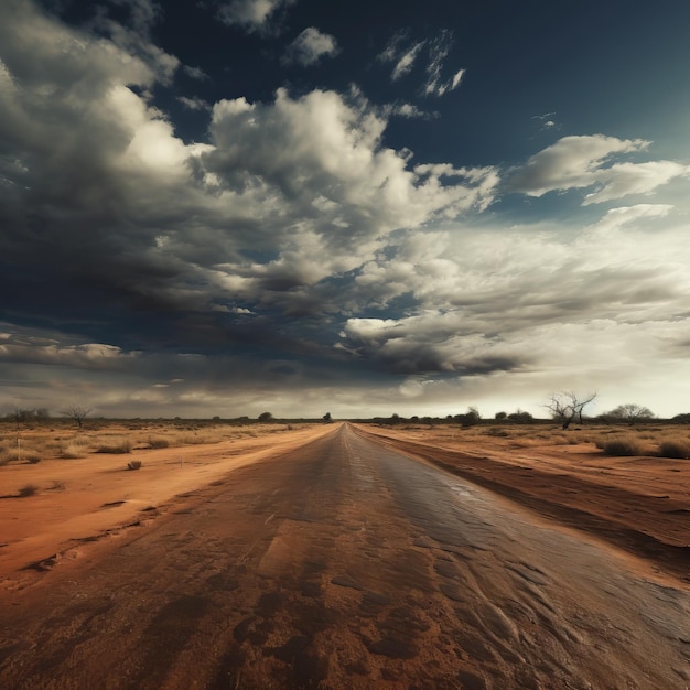 Une route américaine épique et abandonnée