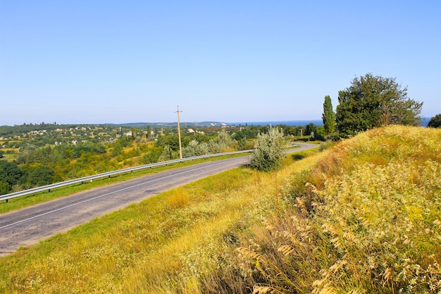 Route asphaltée