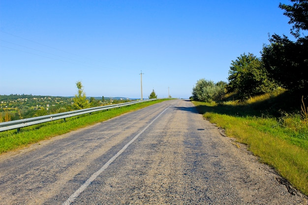 Route asphaltée