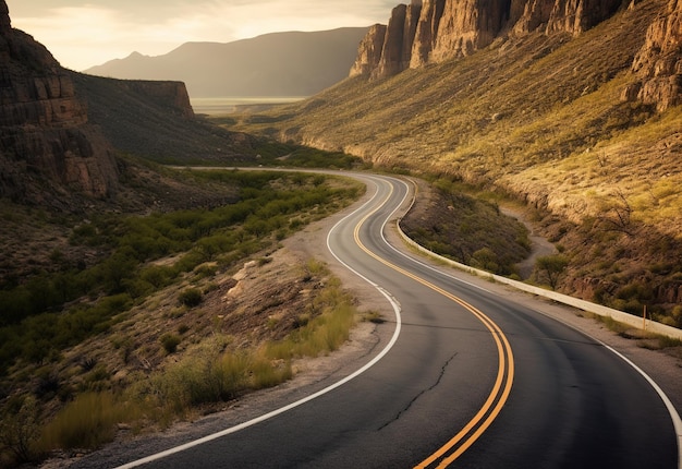 Route de l'autoroute vide