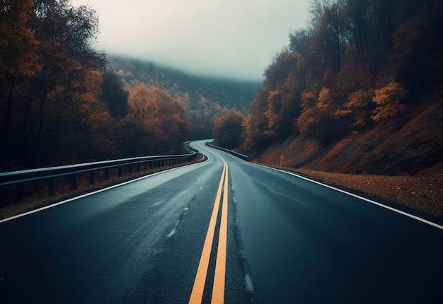 Route de l'autoroute vide