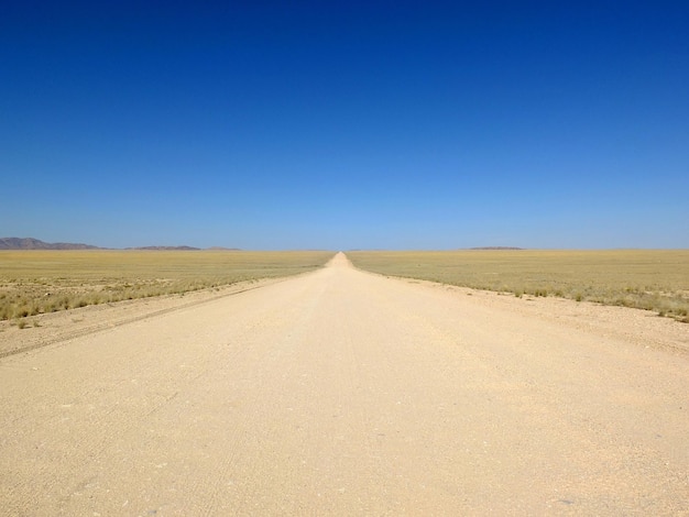 La route dans le désert du Namib Sossusvlei Namibie