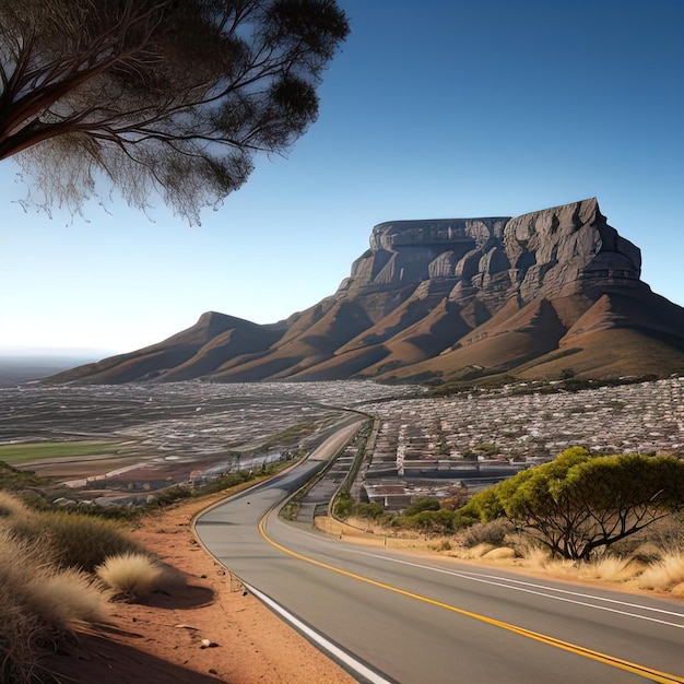 La route dans le désert