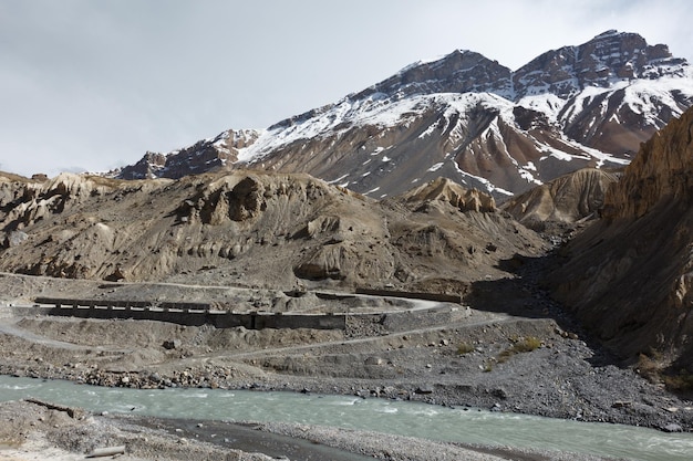 Route dans l'Himalaya