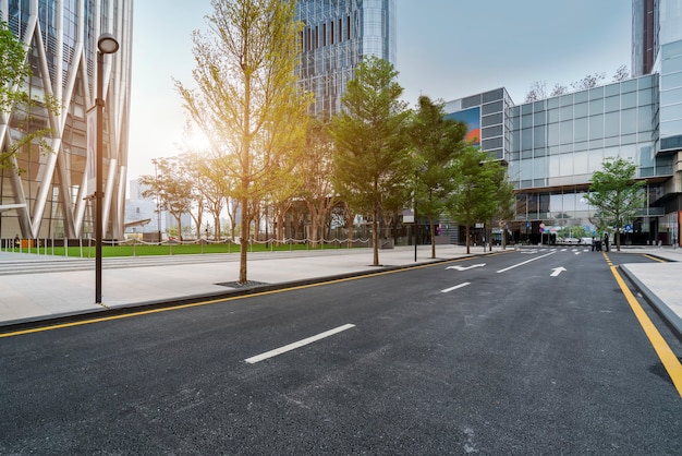 La route dans la ville de Shenzhen, Chine