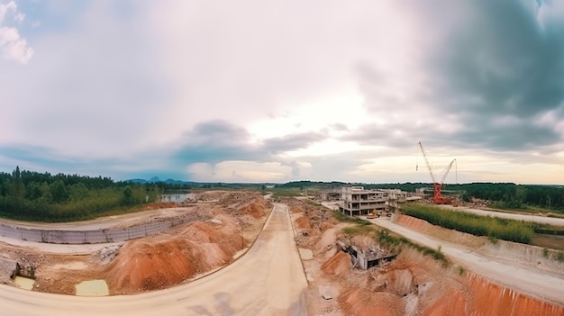 La route du chantier