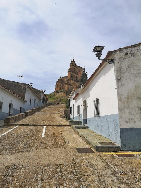 Route du château d'Aracena dans la province de Huelva Andalousie