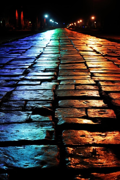 La route est pavée de briques colorées