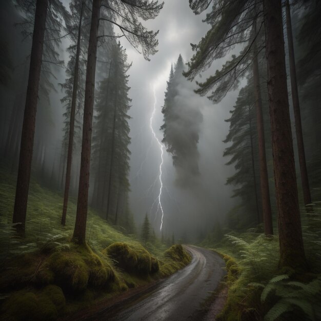 route de la forêt de l'humeur