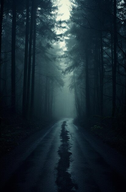 Photo la route de la forêt noire