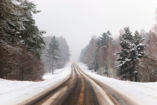 Route d'hiver