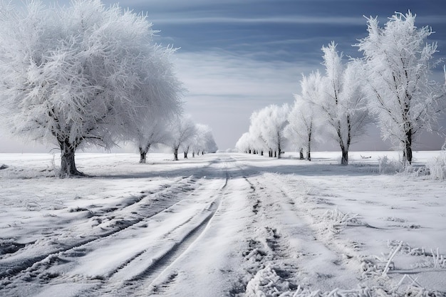 Route d'hiver