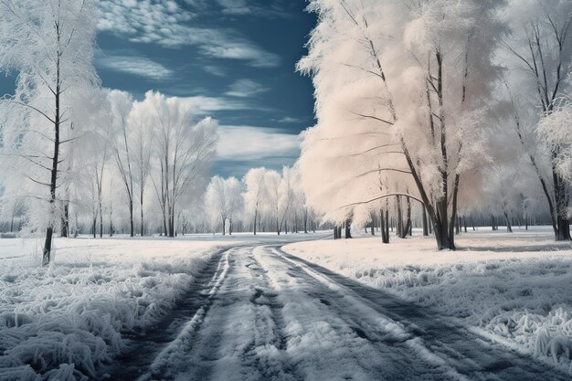 Route d'hiver