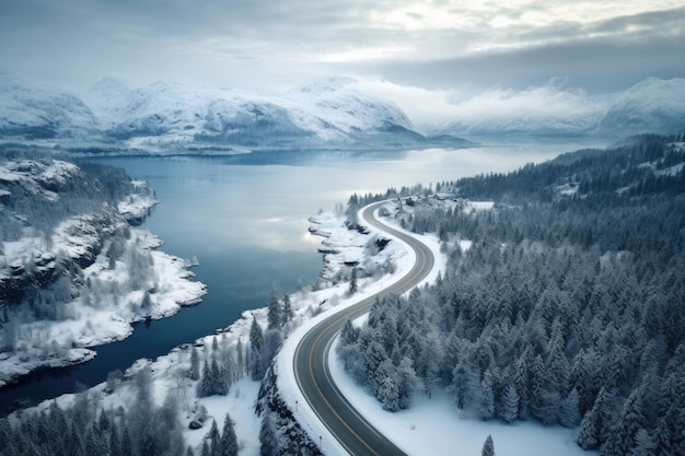 La route de l'hiver