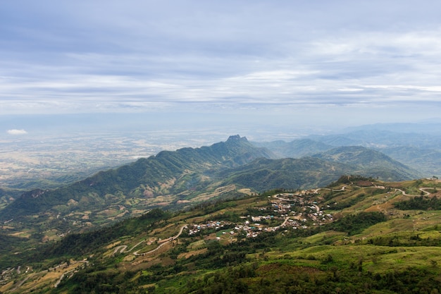 Route de montagne en Thaïlande