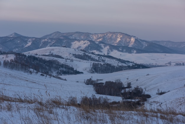 Route des montagnes de l'Altaï