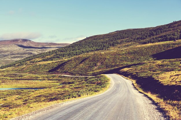 Route en Norvège