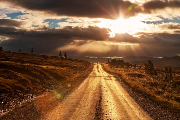 Route en Norvège