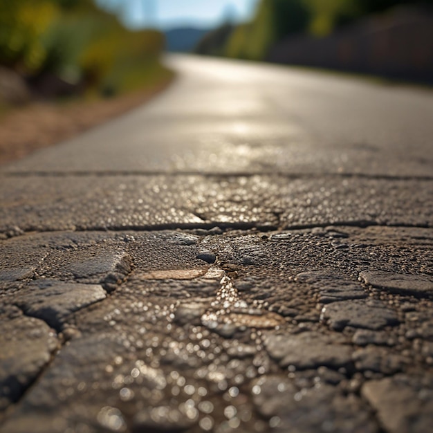 Photo une route avec un panneau disant grub sur elle