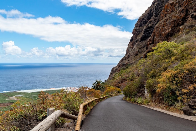 La route de la plage