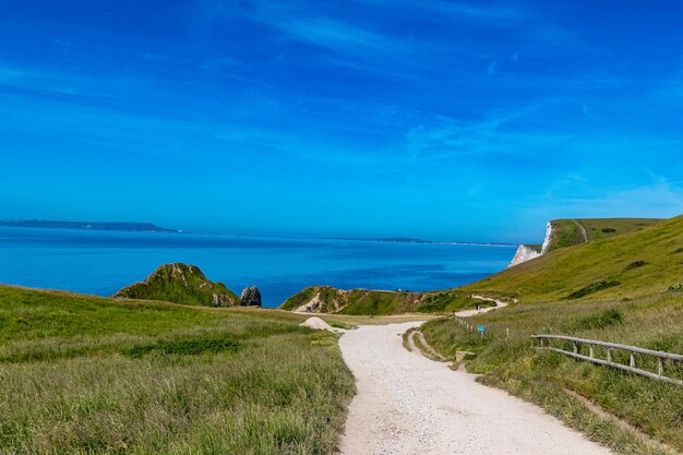 Photo la route de la plage